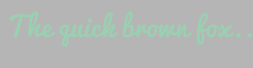 Image with Font Color 9BCFB2 and Background Color B5B5B5